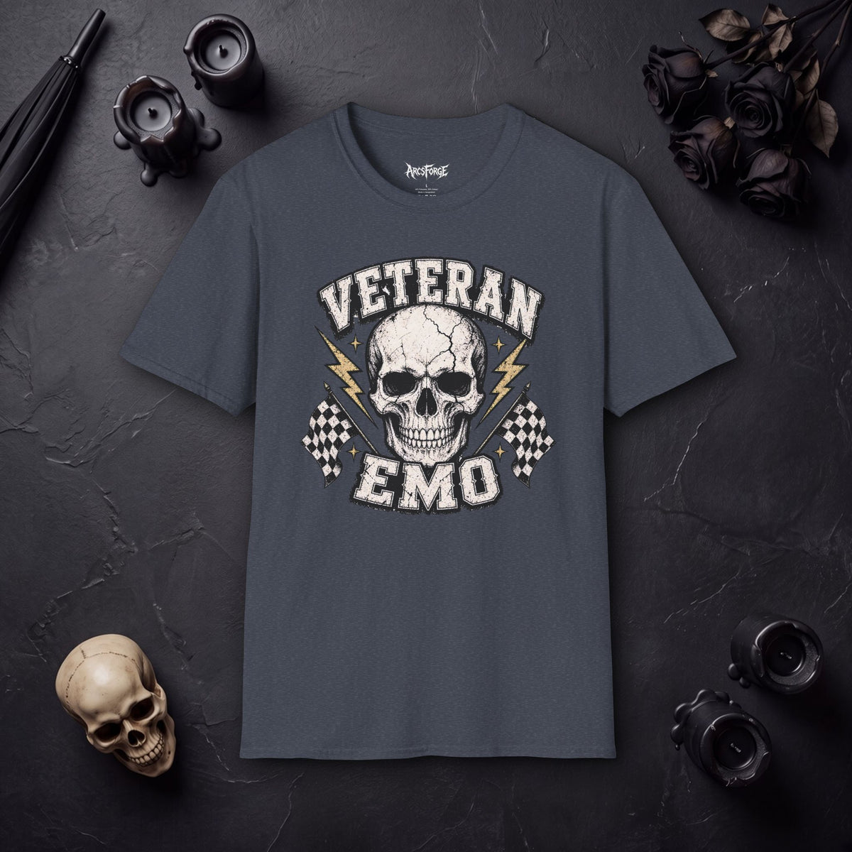 Veteran Skull Retro Lightning