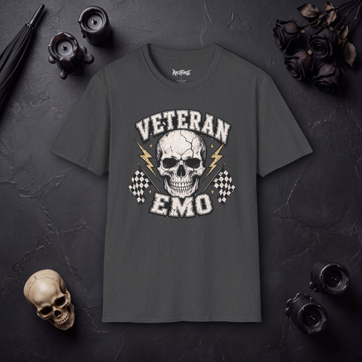 Veteran Skull Retro Lightning