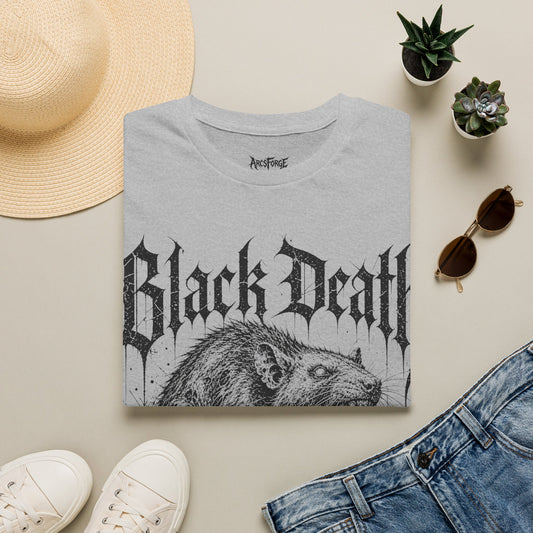 T‑Shirt — 'Black Death' Vintage Rat Graphic Tee