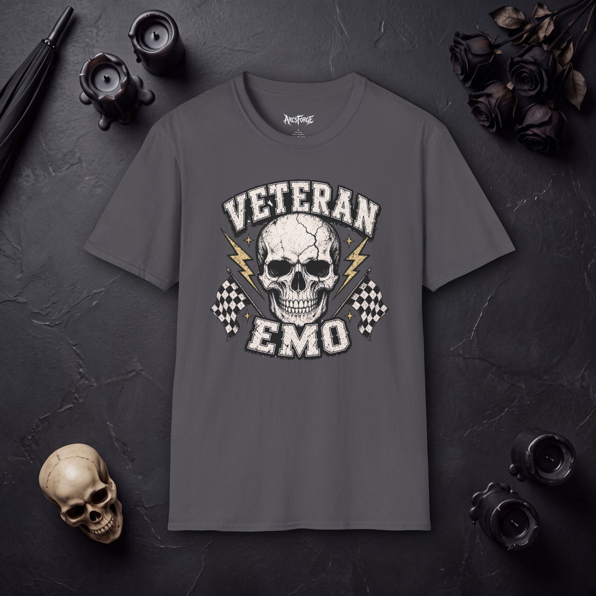 Veteran Skull Retro Lightning
