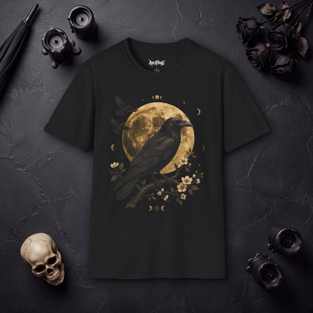 Raven Gold Moon