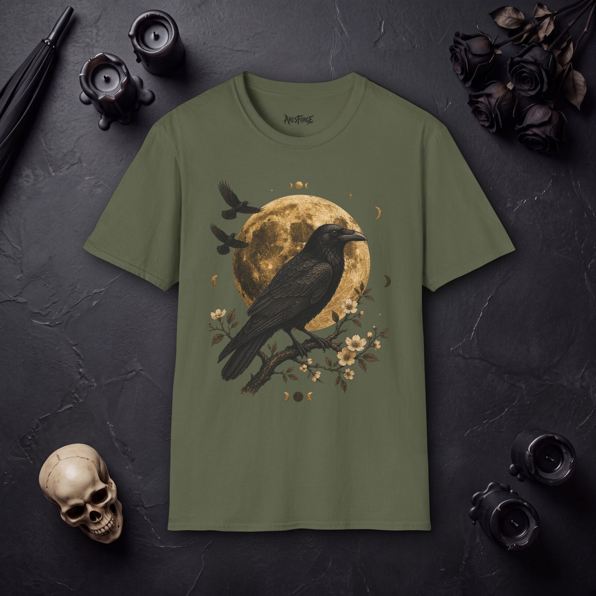 Raven Gold Moon