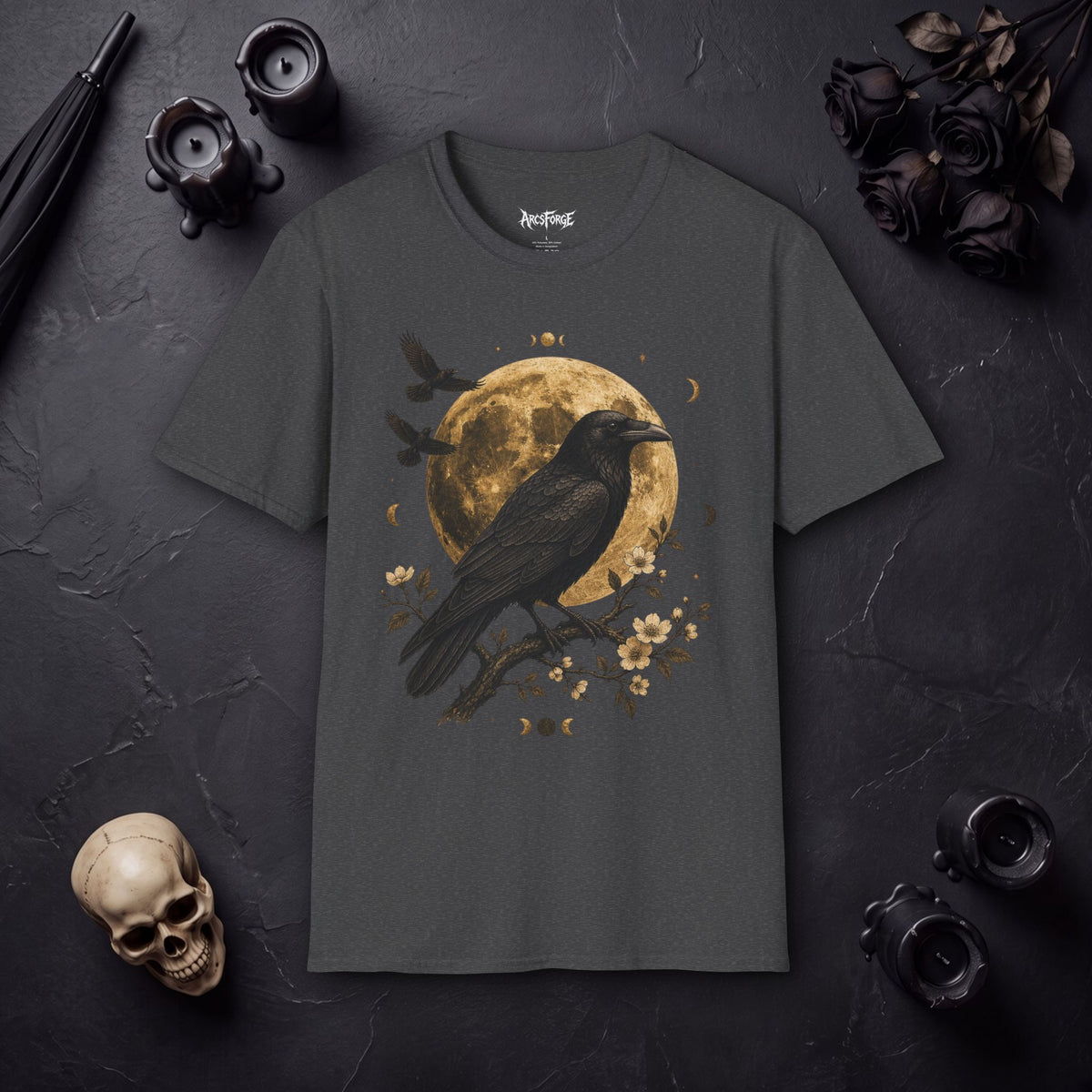 Raven Gold Moon