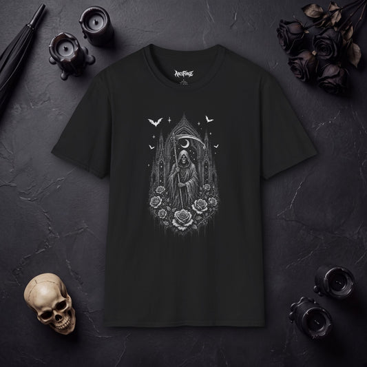 Gothic Reaper Moon, Bats & Roses