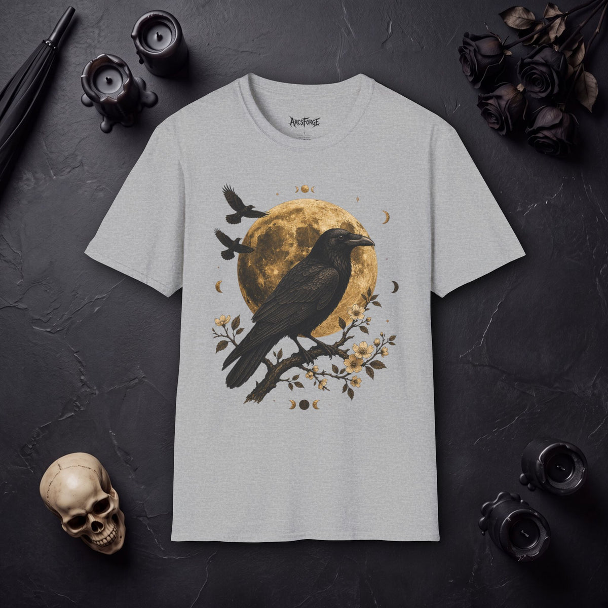 Raven Gold Moon