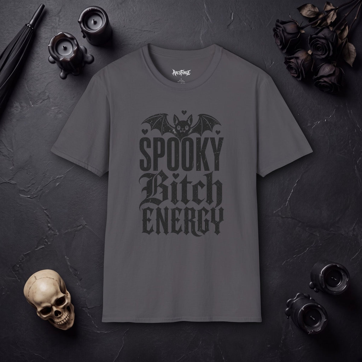 Spooky Bitch Energy Halloween Bat