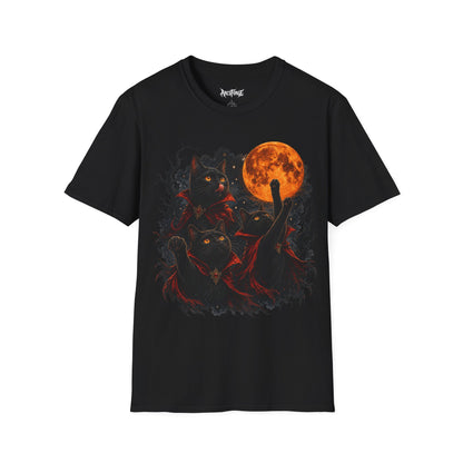 Black Cats & Blood Moon Halloween