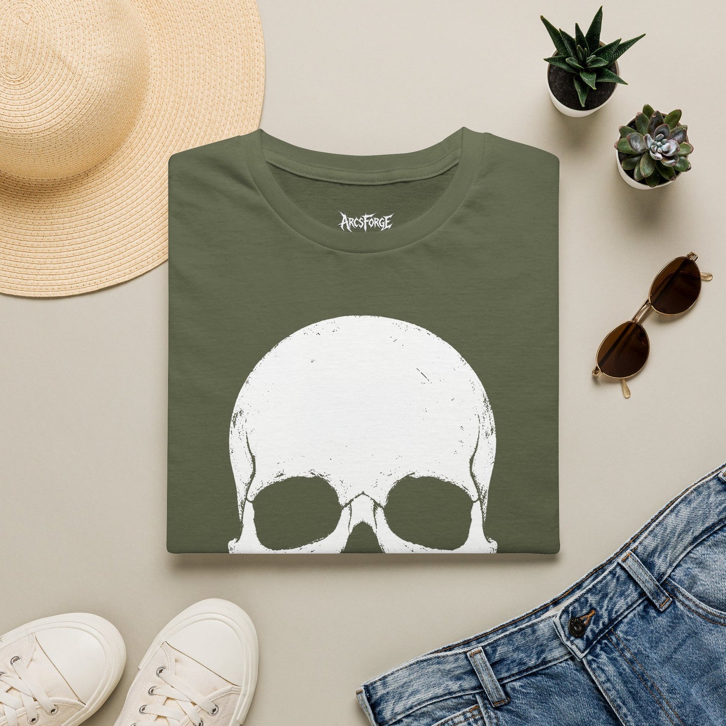 Distressed Skull Rock Style