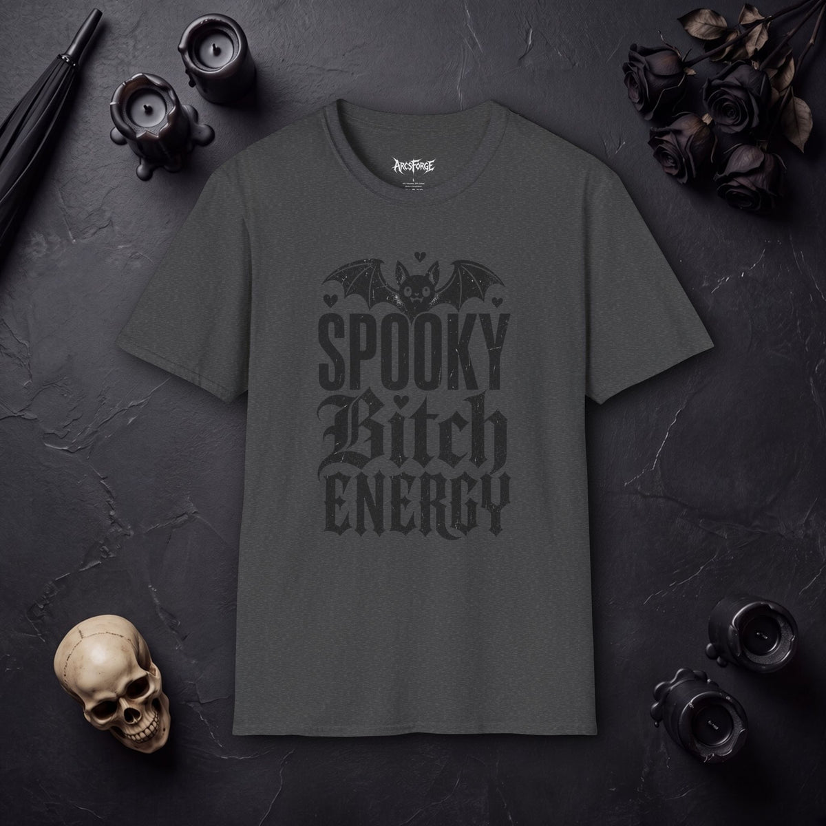 Spooky Bitch Energy Halloween Bat