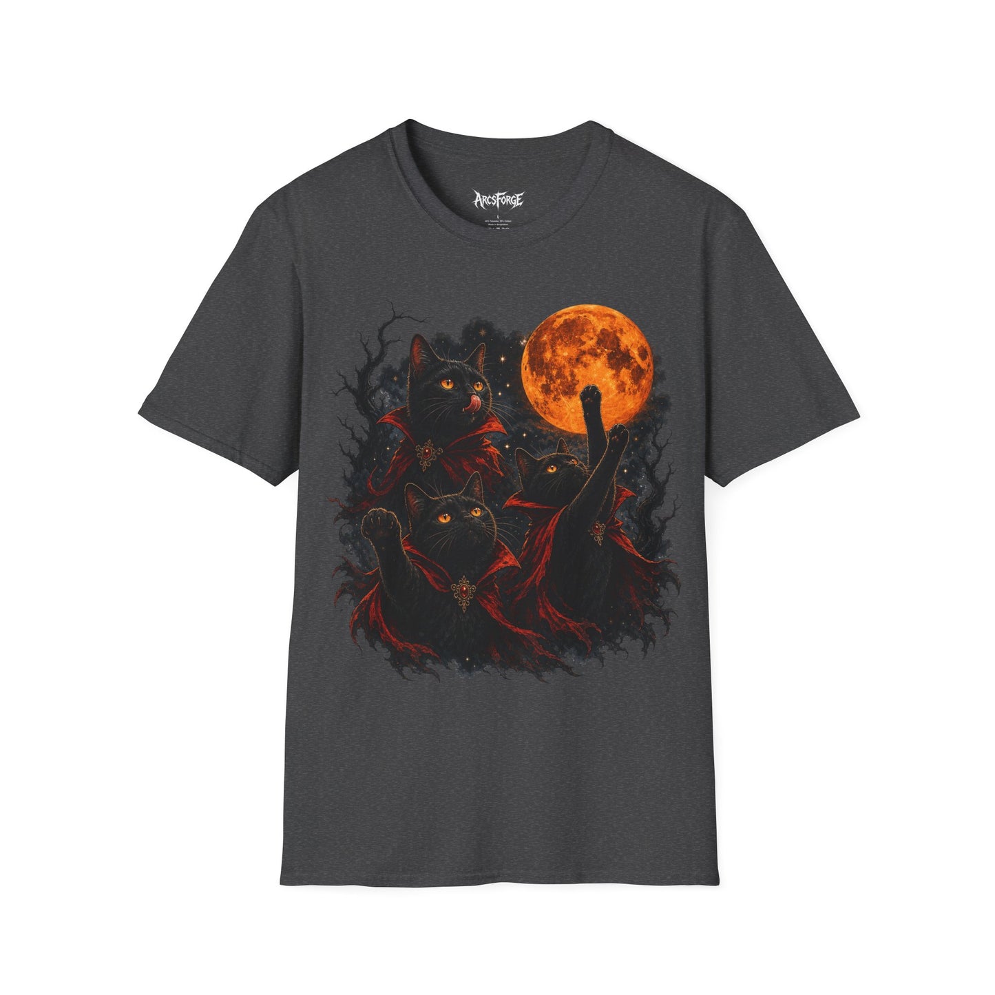 Black Cats & Blood Moon Halloween