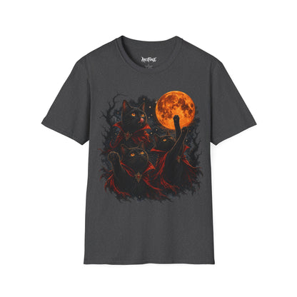 Black Cats & Blood Moon Halloween