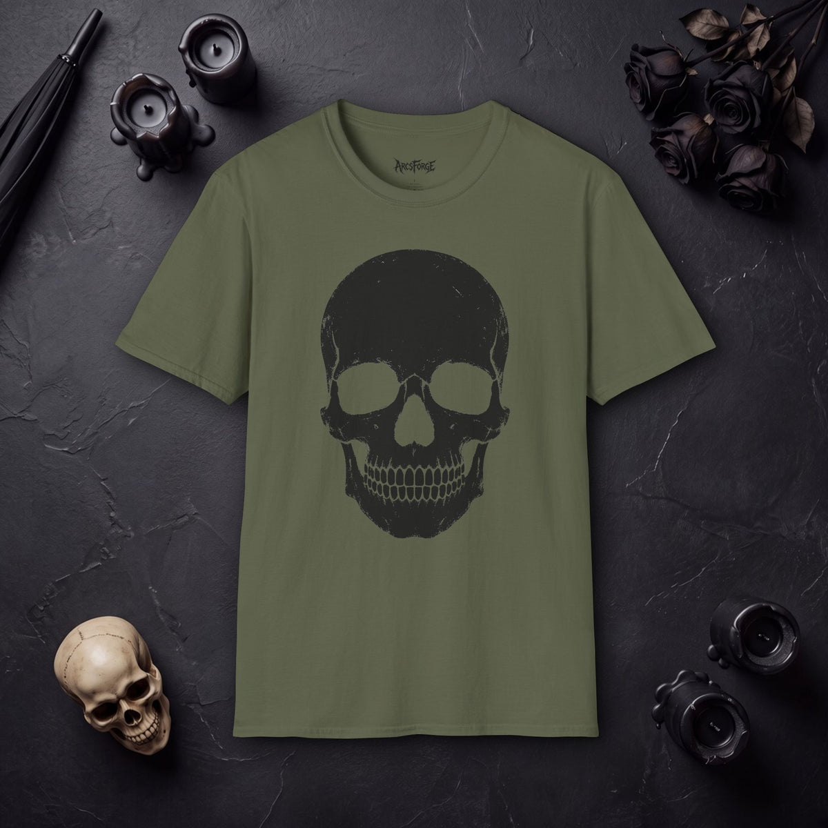 Distressed Skull Rock Style