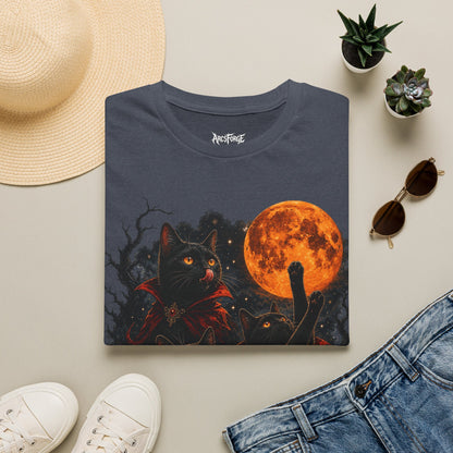 Black Cats & Blood Moon Halloween
