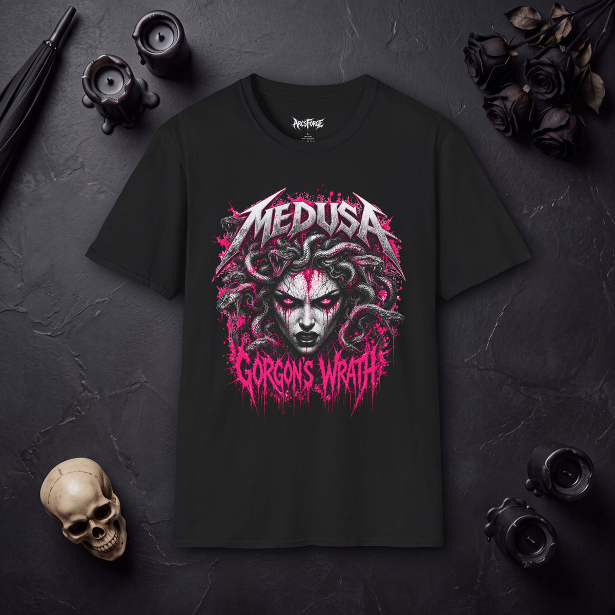 Medusa Death Metal Band Tee