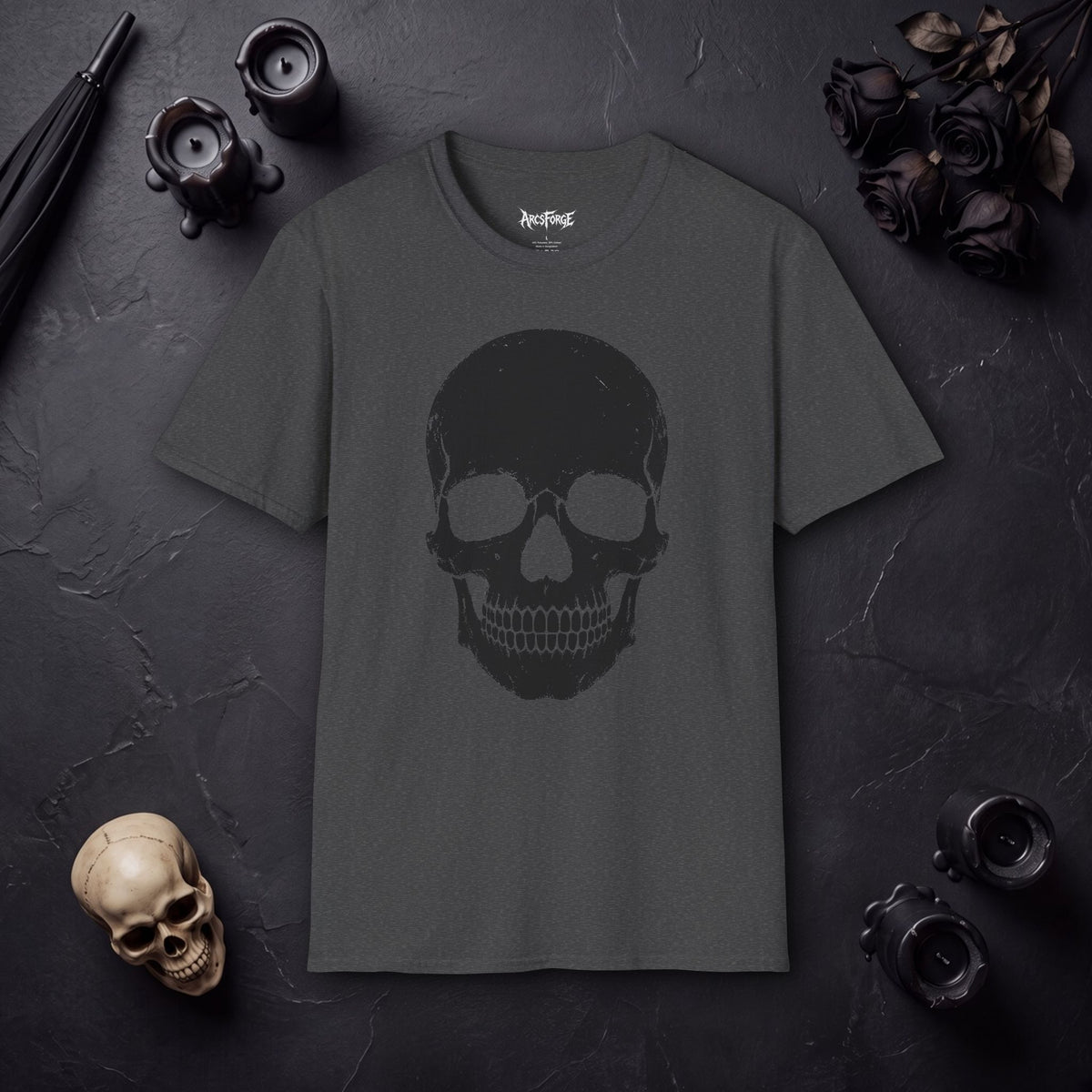 Distressed Skull Rock Style