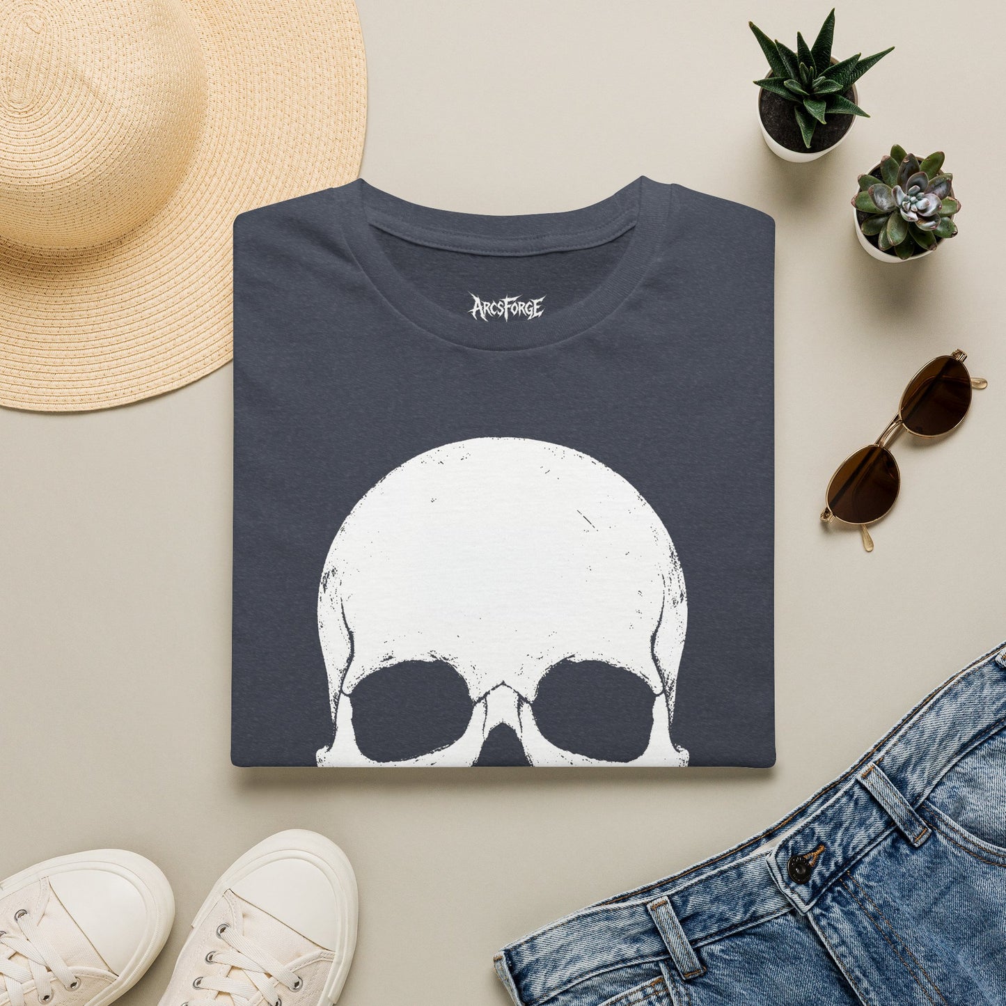 Distressed Skull Rock Style
