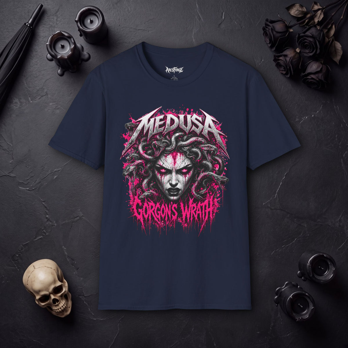 Medusa Death Metal Band Tee