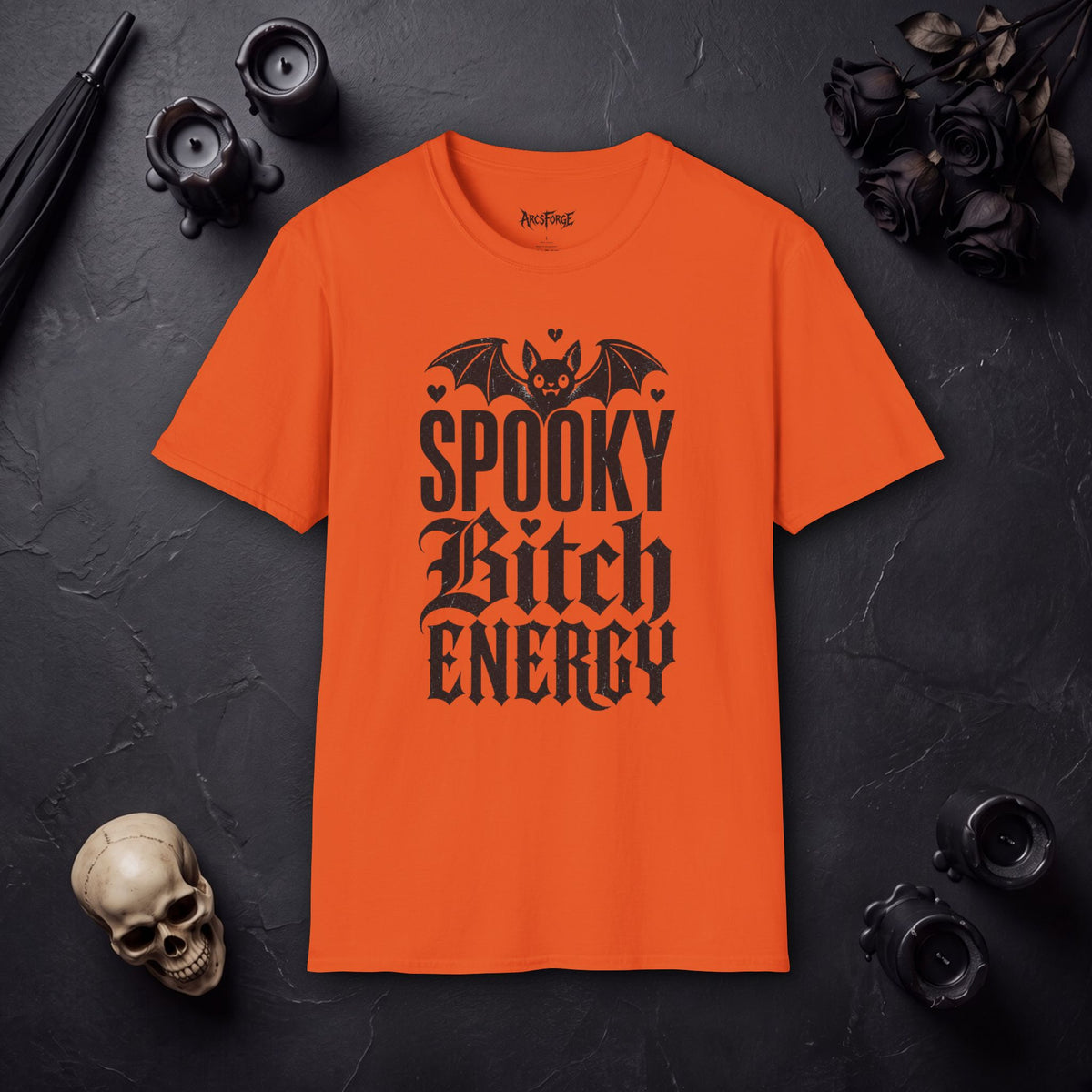 Spooky Bitch Energy Halloween Bat