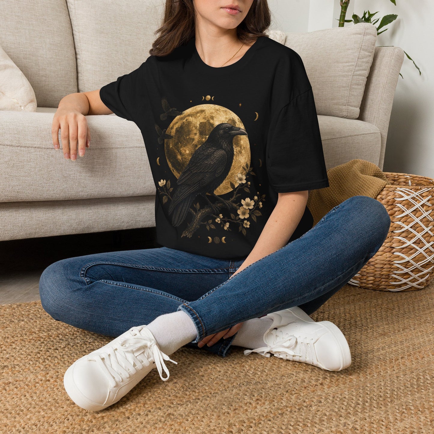 Raven Gold Moon