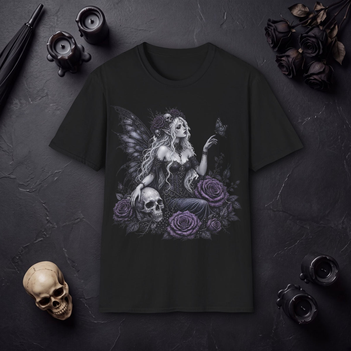 Dark Floral Gothic Fairy