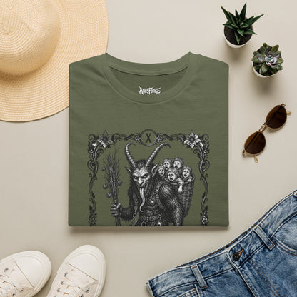 Krampus Illustration T-Shirt — "The Krampus" Gothic Holiday Tee