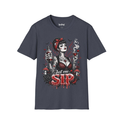 Gothic Pinup "Just One Sip"