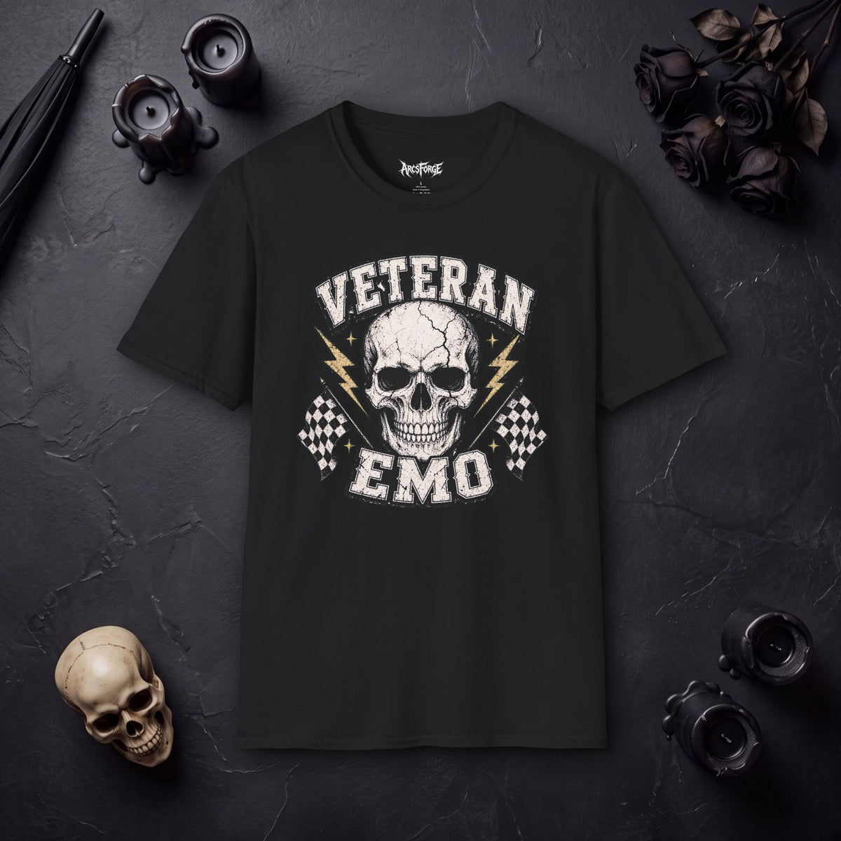 Veteran Skull Retro Lightning