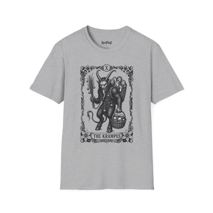 Krampus Illustration T-Shirt — "The Krampus" Gothic Holiday Tee