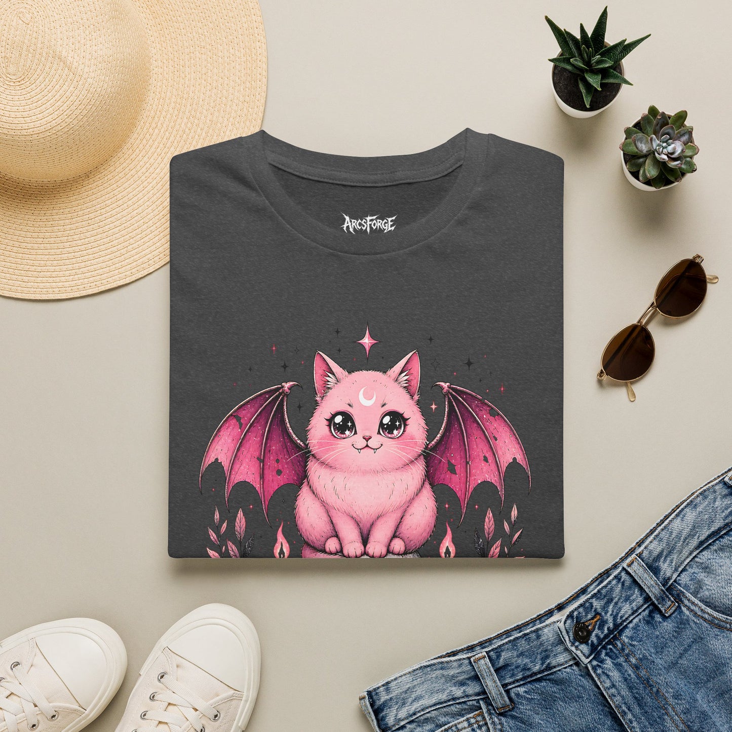 Pink Bat-Cat