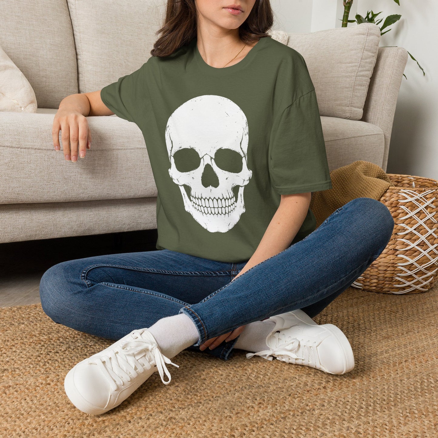 Distressed Skull Rock Style