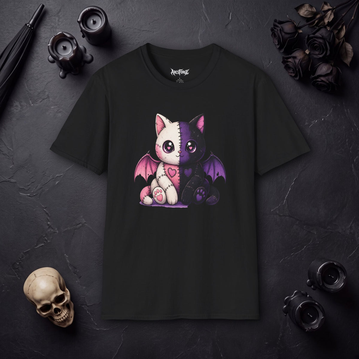 Split Pink & Purple BatCat