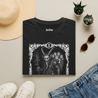 Krampus Illustration T-Shirt — "The Krampus" Gothic Holiday Tee