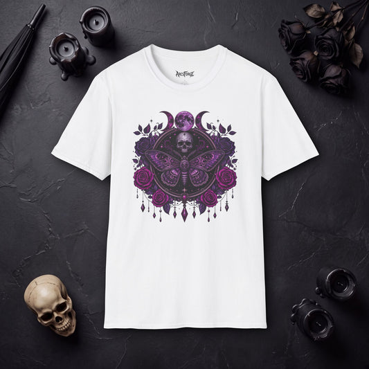 Witchy Moon Moth Skull