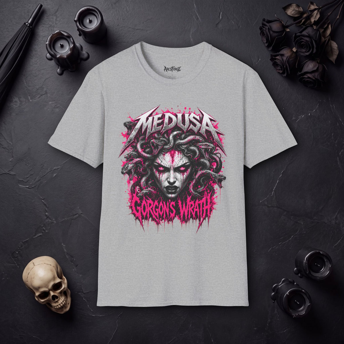 Medusa Death Metal Band Tee