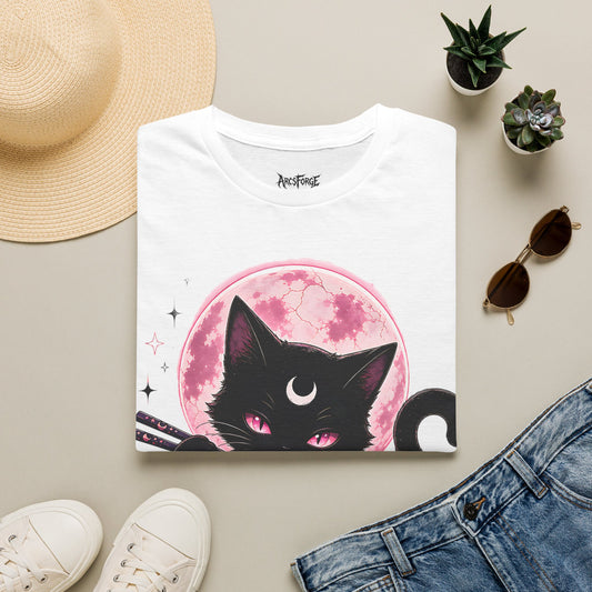Crescent Moon Ramen Cat