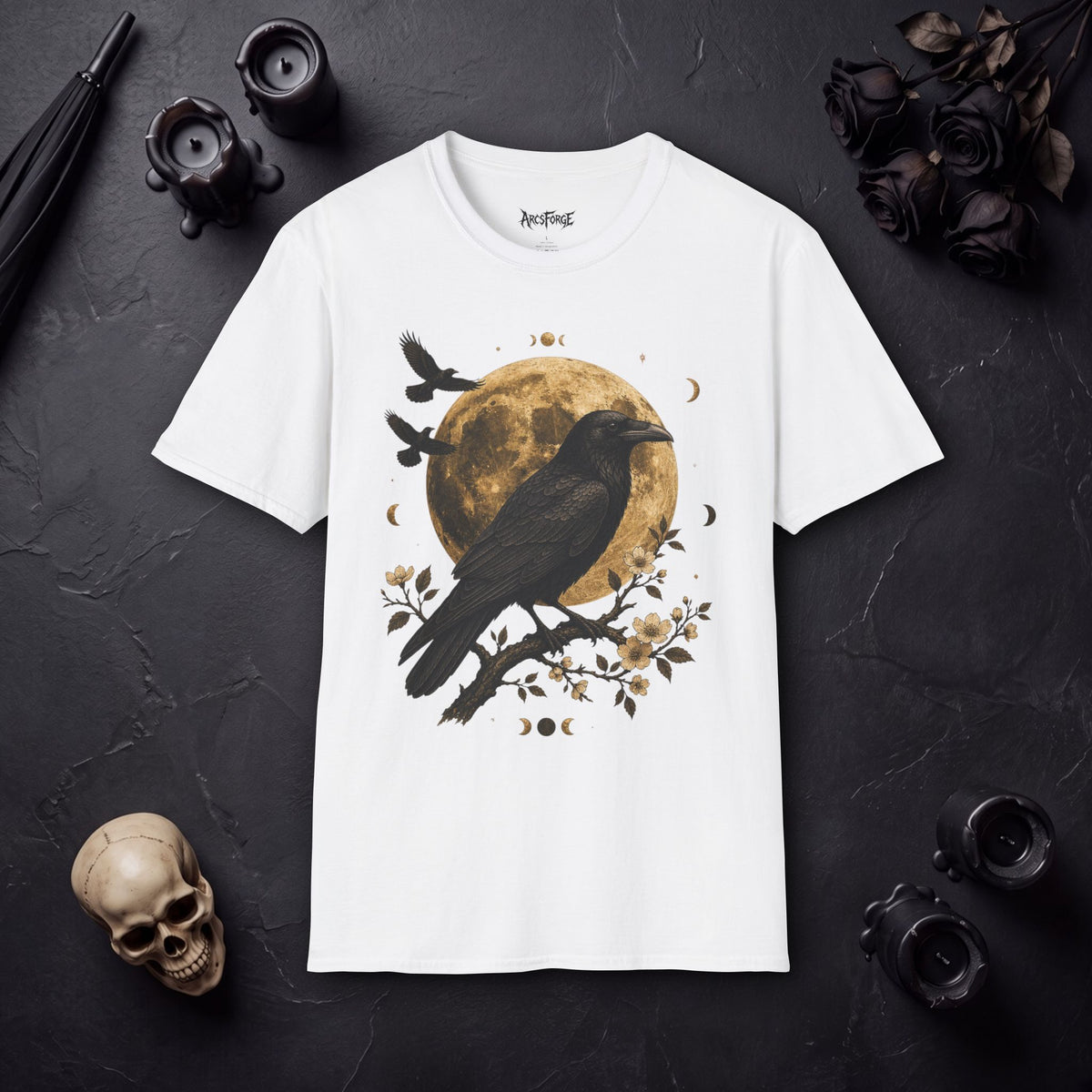 Raven Gold Moon