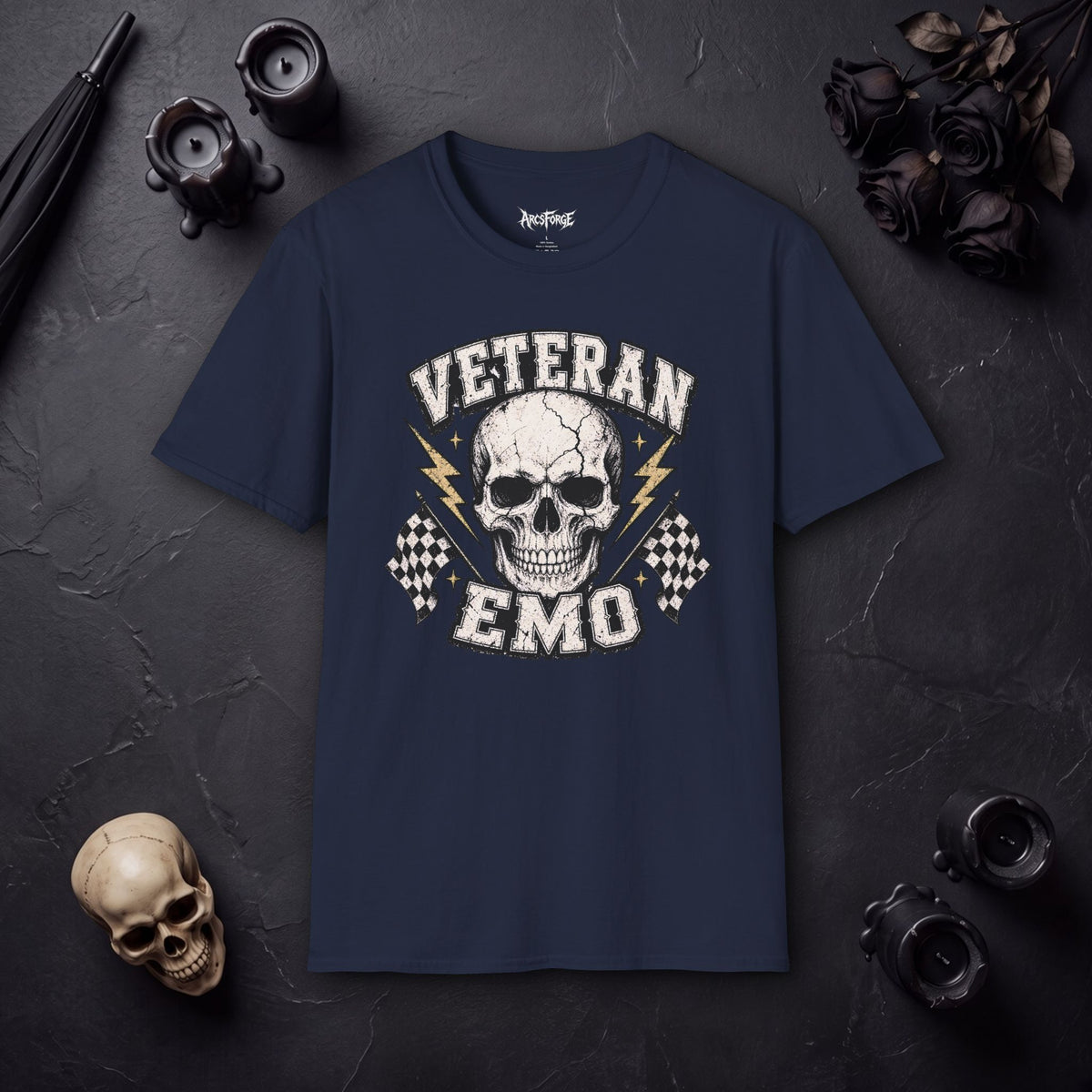 Veteran Skull Retro Lightning