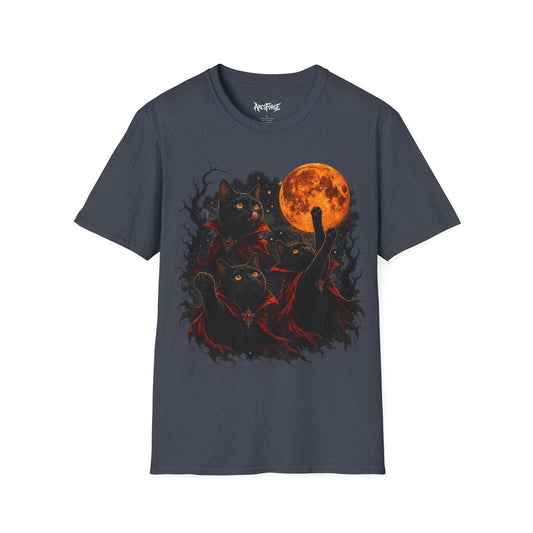 Black Cats & Blood Moon Halloween